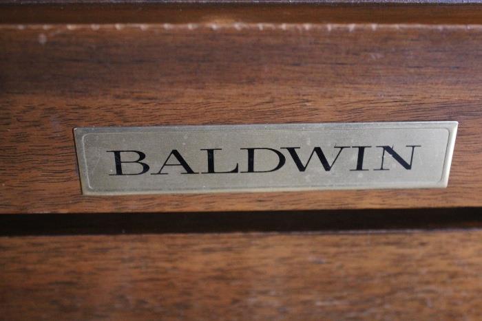 A13 #6 Baldwin 46” 1986 Studip Upright Piano *couple small spots* #268353 Condition of 8