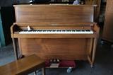 A13 #6 Baldwin 46” 1986 Studip Upright Piano *couple small spots* #268353 Condition of 8