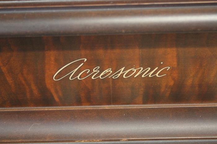 A19 #7 Acrosonic 38” 1939 Spinet Piano *keys dead* finish rough* #302578 Condition of 7