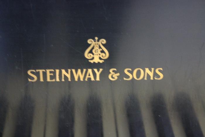 A54 #1 Steinway & Sons  1925 6’6” Black Satin Grand Piano with Aeolin Player Has 108 Rolls Works Perfect Sounds Great #231570