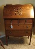 SMALL ANTIQUE DROP FRONT DESK