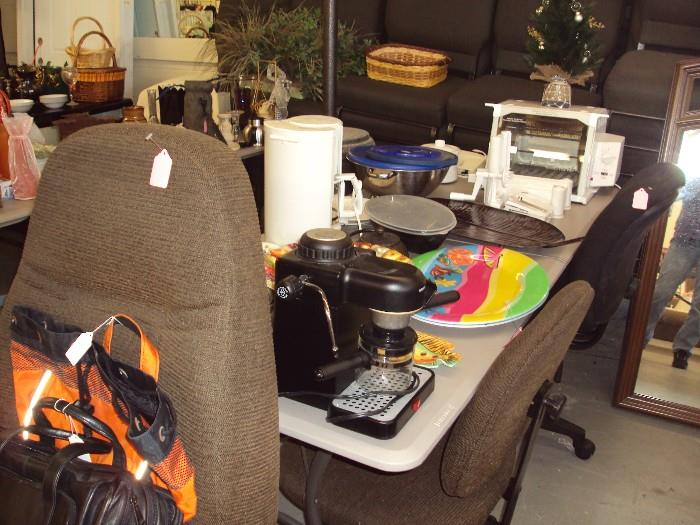 HOUSEHOLD ITEMS AND SOME OF THE OFFICE CHAIRS