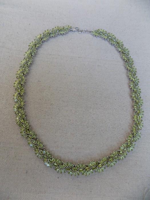 Peridot necklace...over 400 carats!  Amazing!