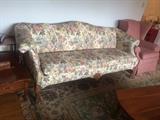 #63 Camel back Norwalk sofa $200 