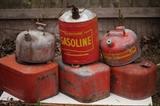 Old and Vintage Gas Cans!