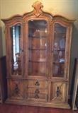 Vintage American china cabinet.