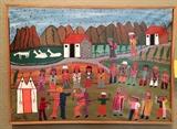 Folk art painting.