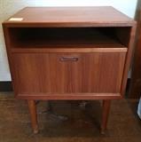 Teak Mid-century nightstand (one of two).