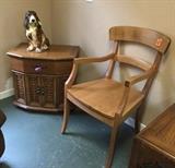 Droopy dog, nightstand and Pottery Barn chair in Bargainville!