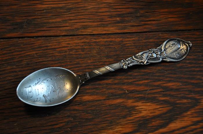 Buffalo New York Sterling Souvenir Spoon