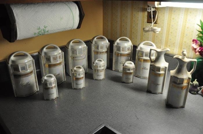 23 Piece German Canister Set