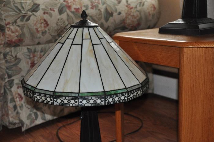 Tiffany-type lamp