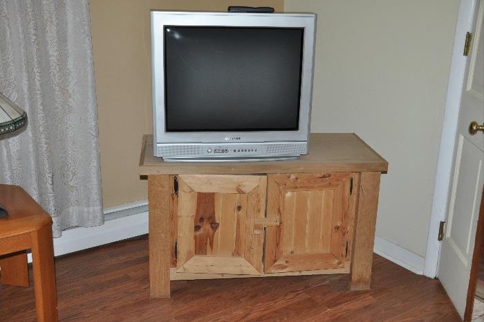 Handcrafted Pine TV Stand
