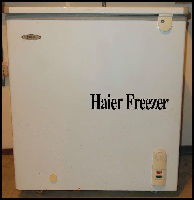Small Haier chest deep freezer