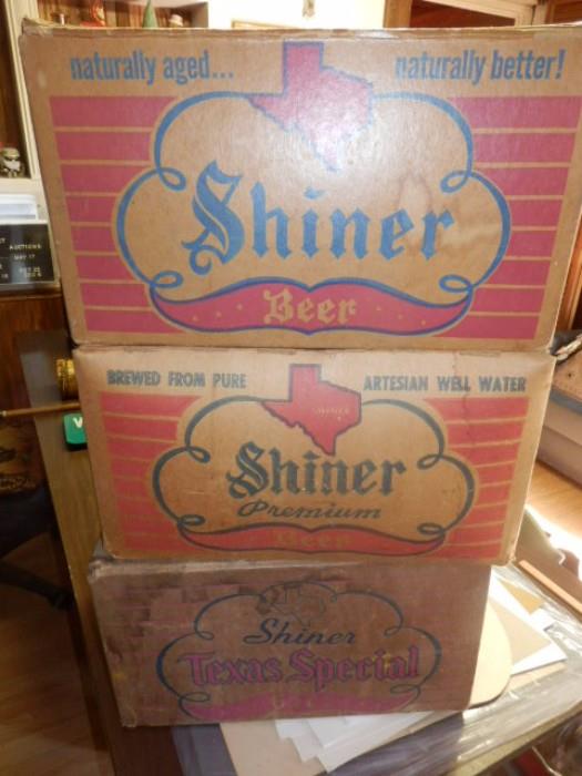 Shiner Beer Vintage Cases