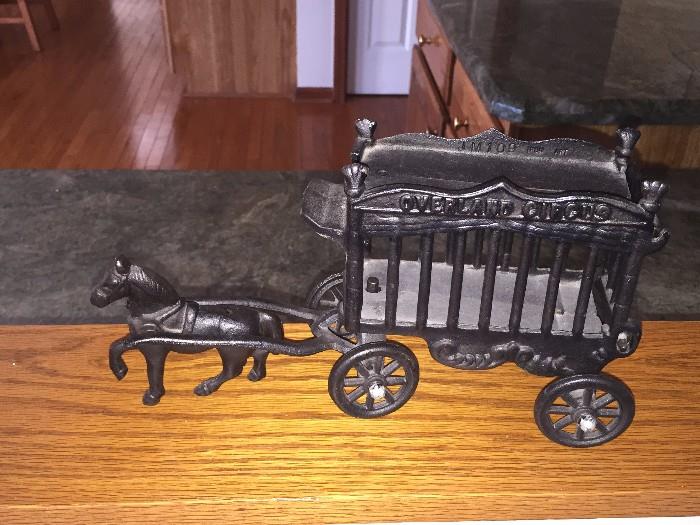 CAST IRON HORSE AND COACH