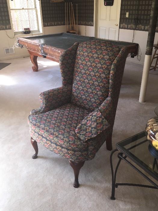 COUNTRY STYLE BUTTERFLY WING CHAIR