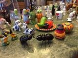 HUGE COLLECTION OF SALT AND PEPPER SHAKERS