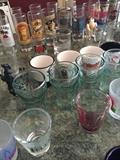HUGE COLLECTION OF SHOT GLASSES