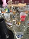 HUGE COLLECTION OF SHOT GLASSES