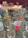 HUGE COLLECTION OF SHOT GLASSES