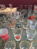 HUGE COLLECTION OF SHOT GLASSES