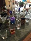 HUGE COLLECTION OF SHOT GLASSES