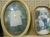 antique photos oval frames
