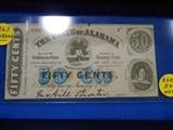 50 cent confederate bank note
