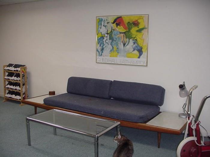 Mid-century platform sofa