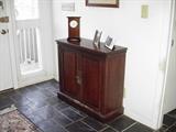 Double door hall cabinet