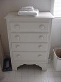 Four drawer painted chest