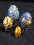 Stone and Handpainted Eggs