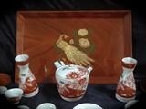Vintage Japanese Tray Sake & Tea Set