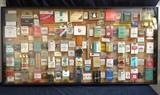 Shadow Box Framed Vintage Match, Cigarette and Cigar Collection!