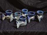 Studio POttery Whale Coffee Mugs from the Ann Arbor Art Fair