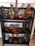 Wood, Stone, Ceramic Bronze and Copper Collectibles gathered from travels around the world