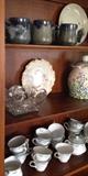 Ann Arbor Art Fair Studio Pottery, Vintage China, crystal