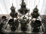 SILVER PLATE TEA SET