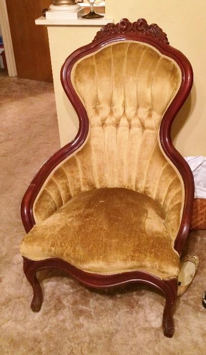 Victorian High Back Chair by Pelham, Shell & Leckie