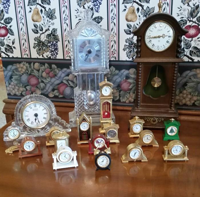 Cool Collection on miniature clocks