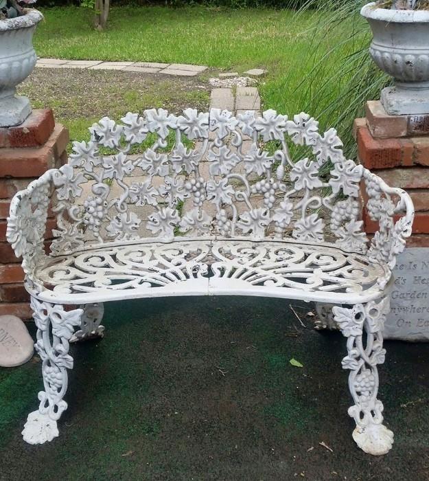 Cast Iron Patio Bench