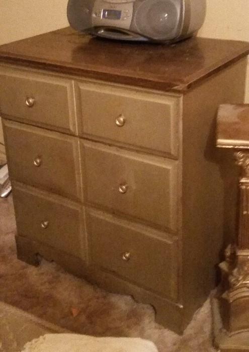 Several Shabby Chic Dressers and Chests