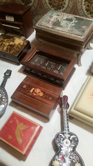 20+ Music Boxes (Reuge, etc...)