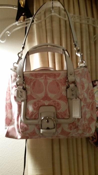 Pink Coach Purse