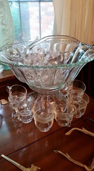 2 Beautiful Punch Bowl sets