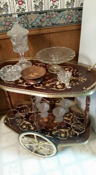 Ornate Tea/ Butler's cart