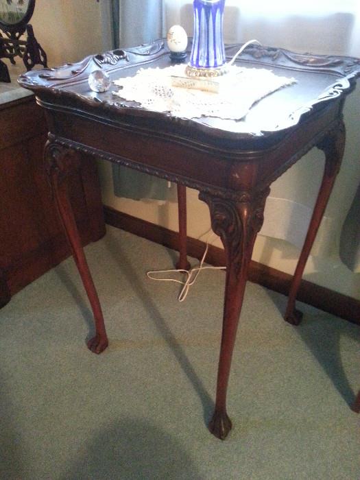 Antique carved table