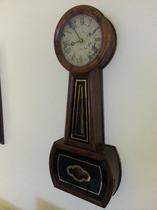 Very early E. Howard Boston banjo clock