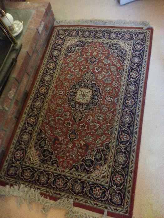 Antique handmade oriental rug